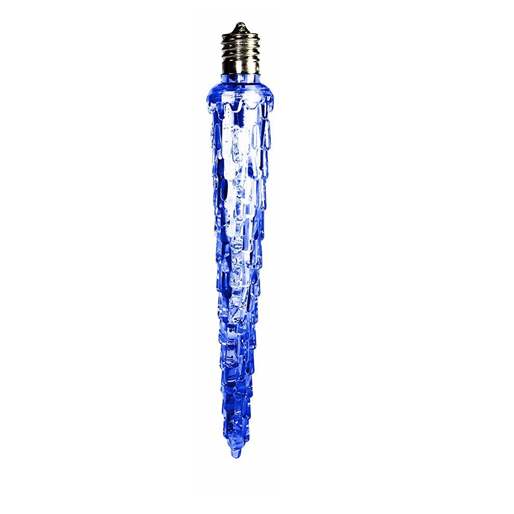 7 Inch LED C7 Steady Blue Icicle String Light Replacement Bulb