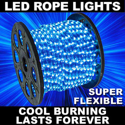 150 Foot Blue LED Rope lights
