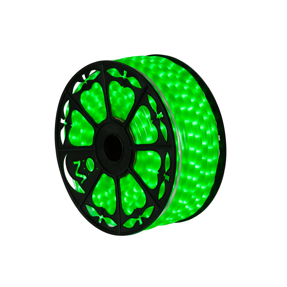 150 Foot x 0.5 Inch Fluorescent Green LED Rope Light