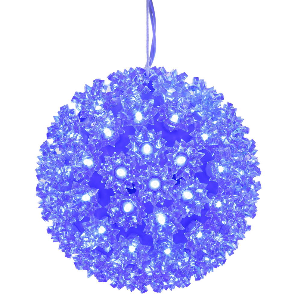 100 LED 5MM Wide Angle Polka Dot Starlight Sphere Blue Lights