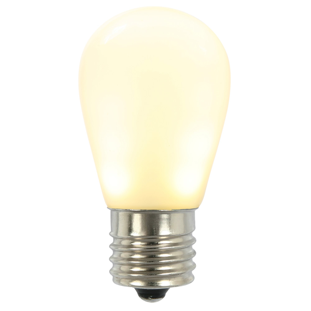 5 LED S14 Patio Ceramic White Retrofit Replacement Bulbs